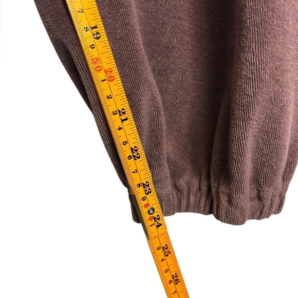 The Great. Microterry Track Jogger Pants in Vintage Mulberry Purple Size 2 - Picture 11 of 12